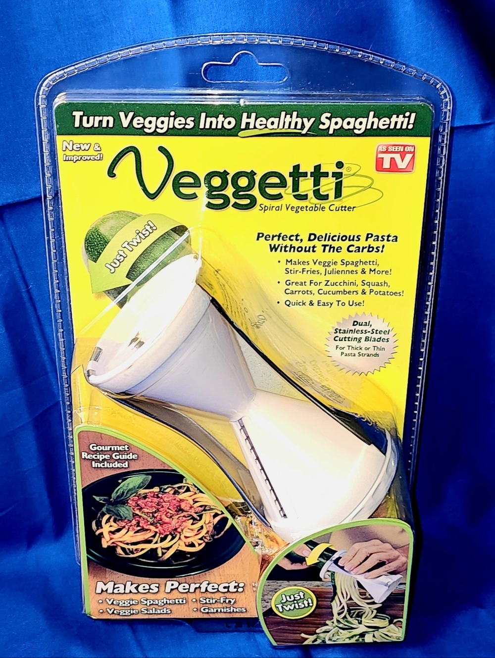 NEW Veggetti Spiral Vegetable Cutter *As Seen on TV* Healthy Veggie Pasta Maker